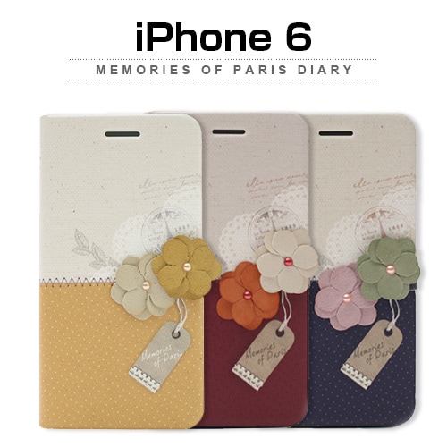 iPhone6s/6 ケース Happymori Memories of Paris Diary （メモリーズオブパリダイアリー）アイフォン