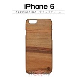 iPhone6s/6 ケース 天然木 Man＆Wood Cappuccino　（マンアンドウッド カプチーノ）アイフォン|Man&Wood|ブランド