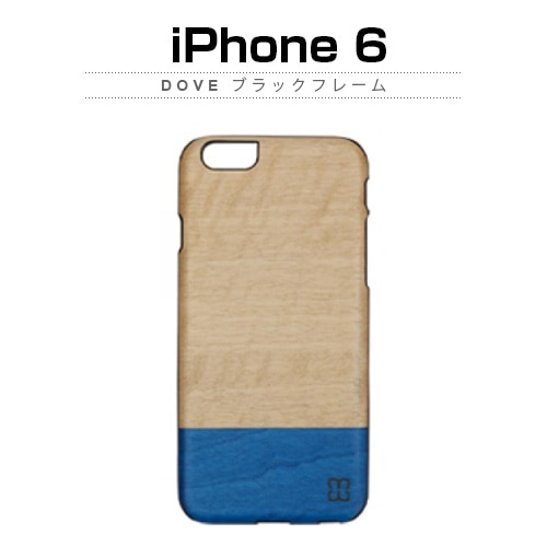 iPhone6s/6 ケース 天然木 Man＆Wood Dove （マンアンドウッド ダブ）アイフォン