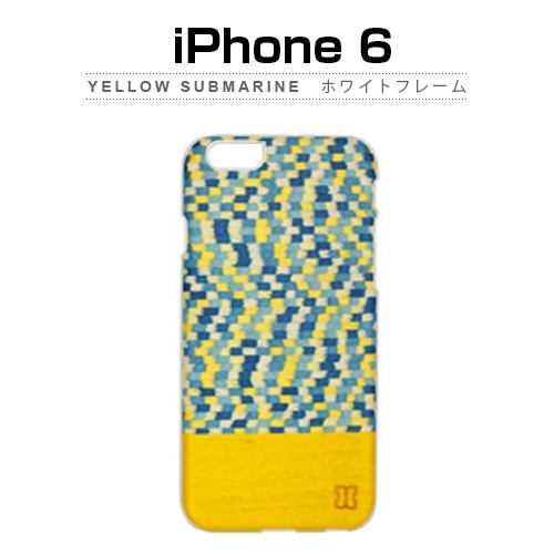 iPhone6s/6 ケース 天然木 Man＆Wood Yellow Submarine　（マンアンドウッド イエローサブマリン）アイフォン