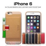 iPhone6 ケース SLG Design D6 Italian Minerva Box Leather Card Pocket Bar（エスエルジ―デザイン D6 イタリアンミネルバボックスレザーカードポケットバー）アイフォン