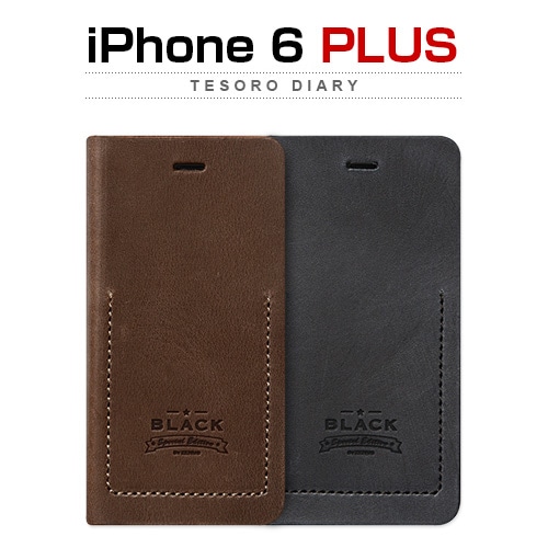 iPhone6s Plus/6 Plus ケース ZENUS Black Tesoro Diary（ゼヌス ブラックテソロダイアリー）アイフォン