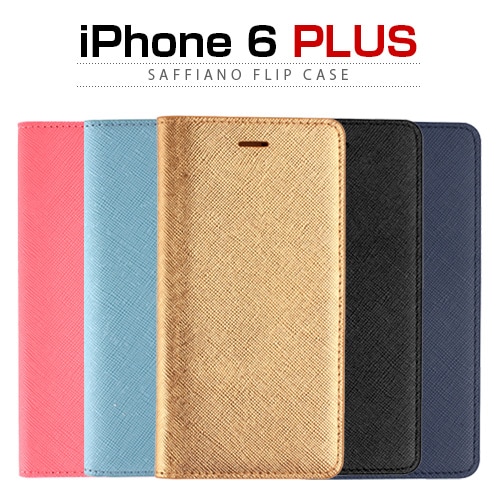 iPhone6s Plus/6 Plus ケース LAYBLOCK　Saffiano Flip Case（サフィアーノフリップケース）アイフォン