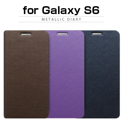 【Galaxy S6 ケース】Zenus Metallic Diary(ゼヌス メタリックダイアリー)