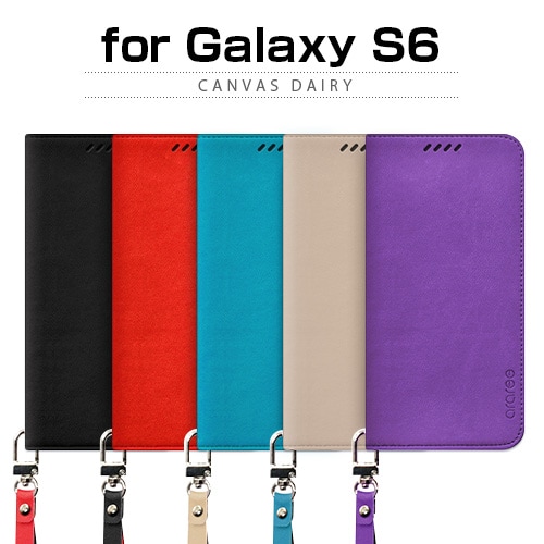Galaxy S6 ケースararee Canvas Diary(アラリー カンバスダイアリー)