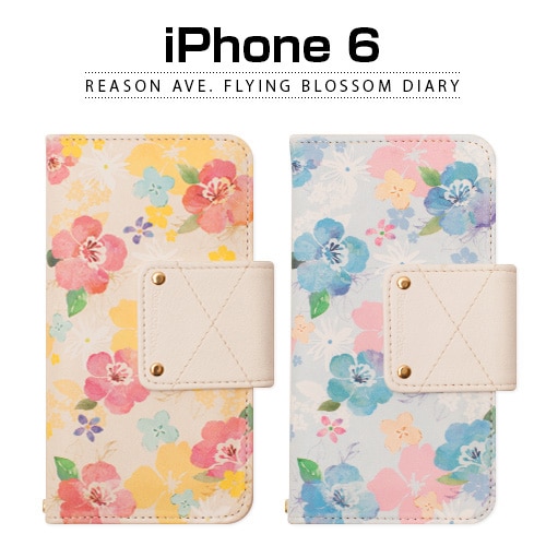 iPhone6 ケース Happymori Reason Ave. Flying Blossom Diary（リーズンアベニュー フライングブロッサムダイアリー）アイフォン