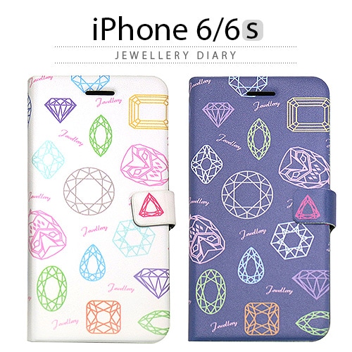 iPhone6s ケース 手帳型 Happymori Jewellery Diary（ハッピーモリ ジュエリーダイアリー）アイフォン iPhone6