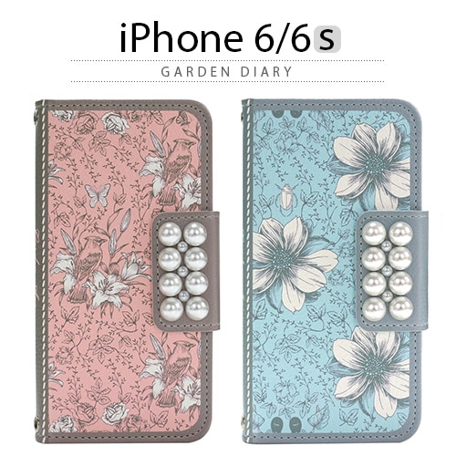 iPhone6s ケース 手帳型 Mr.H Garden Diary（ミスターエイチ ガーデンダイアリー）アイフォン iPhone6