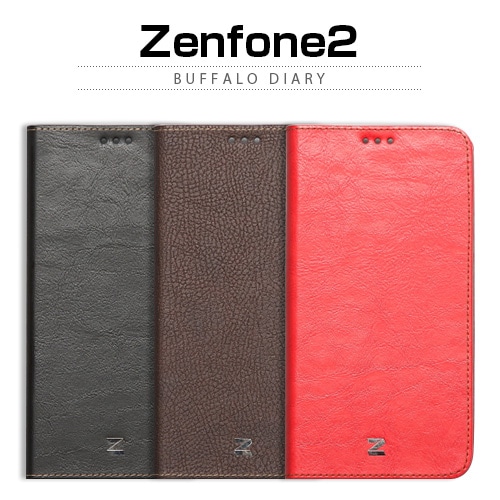 Zenfone2 ケース 手帳型 ZENUS Buffalo Diary（ゼヌス バッファローダイアリー）ゼンフォン