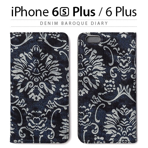 iPhone6s Plus/6 Plus ケース 手帳型 ZENUS Denim Baroque Diary（ゼヌス デニムバロックダイアリー）アイフォン