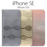【iPhone SE（第１世代）/ 5 / 5s ケース】SLG Design Metal Leather Diary（メタルレザーダイアリー） 【手帳型 / 本革】|SLG Design|ブランド