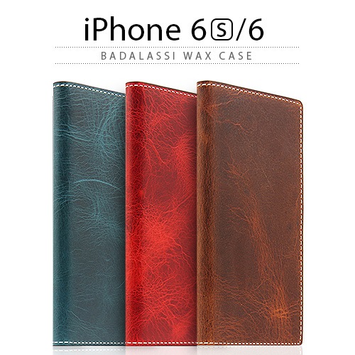 【訳あり アウトレット】 iPhone 6s / 6 ケース SLG Design Badalassi Wax case(バダラッシーワックスケース) 手帳型 / 本革