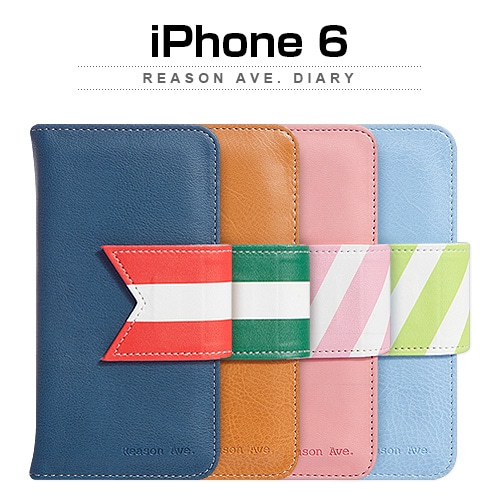 【訳あり アウトレット】 iPhone6 ケース Happymori Reason Ave. Diary（リーズンアベニューダイアリー ）アイフォン