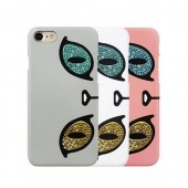 iPhone SE 第2世代 se2 ケース iPhone 8/7ケース GAZE Kuncat X Gaze Swarovski Odd-eye（ゲイズ クンキャットエックス スワロフスキーオッドアイ）アイフォン カバー 猫デザイン 