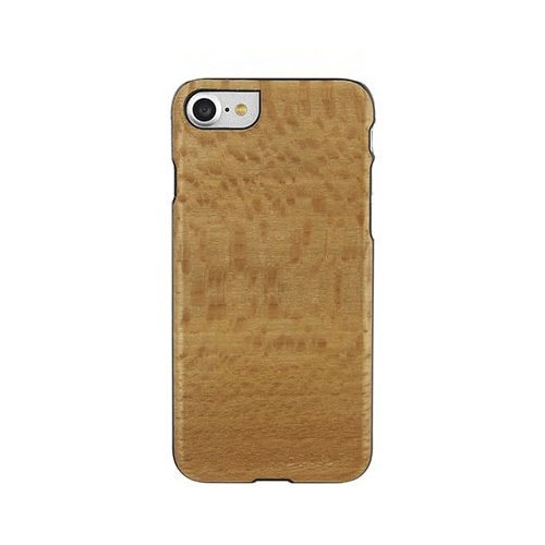 iPhone SE (第3世代) ケース カバー Man&Wood 天然木ケース Platano [iPhone SE3/SE2/8/7]