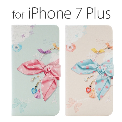 iPhone 8 Plus / 7 Plus ケース 手帳型 Happymori Dot Scarf Diary （ハッピーモリ ドットスカーフダイアリー）アイフォン カバー