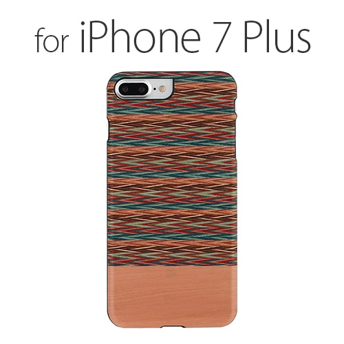 iPhone 8 Plus / 7 Plus天然木ケース Man & Wood Browny check （マンアンドウッド ブラウニーチェック）アイフォン カバー 木製