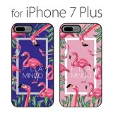iPhone 8 Plus / 7 Plus ケース Dparks ブラックケース FLAMINGO SQUARE（ディーパークス フラミンゴスクエア）アイフォン カバー