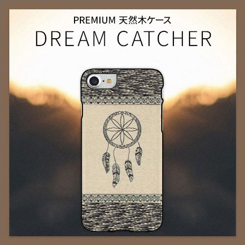 iPhone SE 第2世代 se2 ケース iPhone 8/7ケース 天然木 Man&Wood Premium Dream catcher（マンアンドウッド プレミアム  ドリームキャッチャー）アイフォン カバー 木製