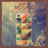iPhone SE3 (第3世代 / 2022年) ケース カバー ikins 天然貝ケース  Mosaic [iPhone SE2/8/7]|ikins|ブランド