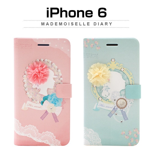 【訳あり アウトレット】 iPhone6s/6 ケース Happymori Mademoiselle Diary（マドモワゼルダイアリー）アイフォン