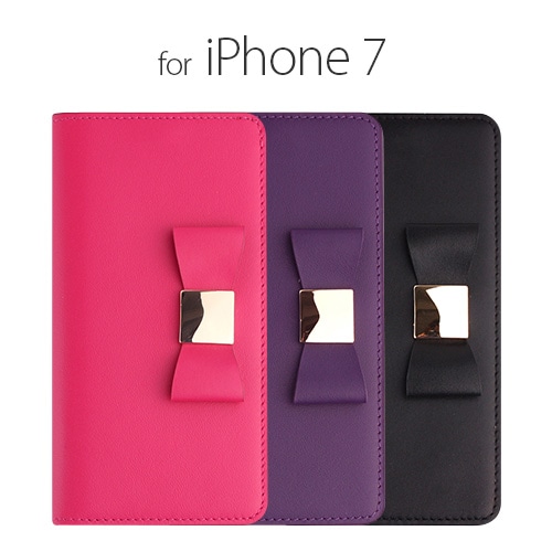 【訳あり アウトレット】 iPhone SE (第3世代) ケース カバー 手帳型 本革 LAYBLOCK Ribbon Classic Diary [iPhone SE3/SE2/8/7]