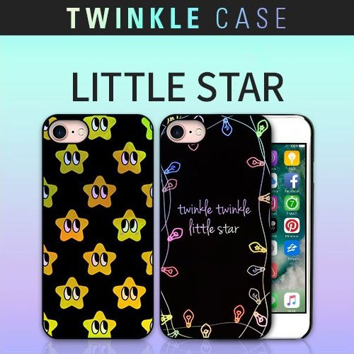 iPhone SE 第2世代 se2 ケース iPhone 8/7ケース Dparks Twinkle Case リトルスター（ディーパークス トゥインクルケース）アイフォン カバー