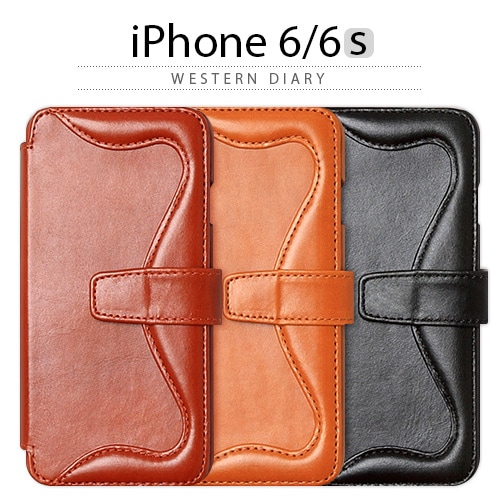 【訳あり アウトレット】 iPhone6s ケース 手帳型 ZENUS Western Diary（ゼヌス ウェスタンダイアリー）アイフォン iPhone6