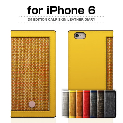 【訳あり アウトレット】 iPhone 6s / 6 ケース SLG Design D5 Edition Calf Skin Leather Diary（エディションカーフスキンレザーダイアリー） 手帳型 / 本革 