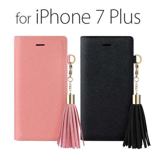 【訳あり アウトレット】 iPhone 8 Plus / 7 Plus ケース 手帳型 DreamPlus Tassel Jacket 