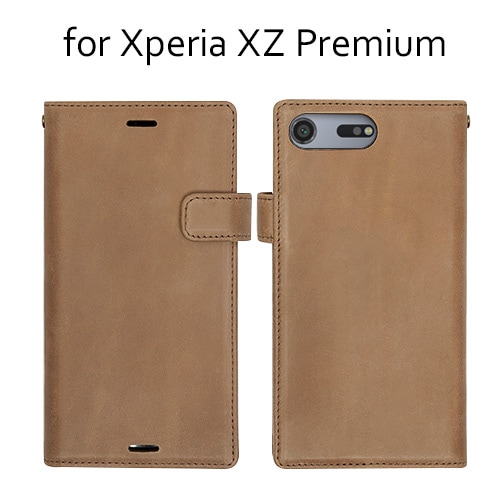Xperia XZ Premium ケース 本革 手帳型 ZENUS Vintage Diary（ゼヌス ビンテージダイアリー）エクスペリア エックスゼット プレミアム カバー SO-04J