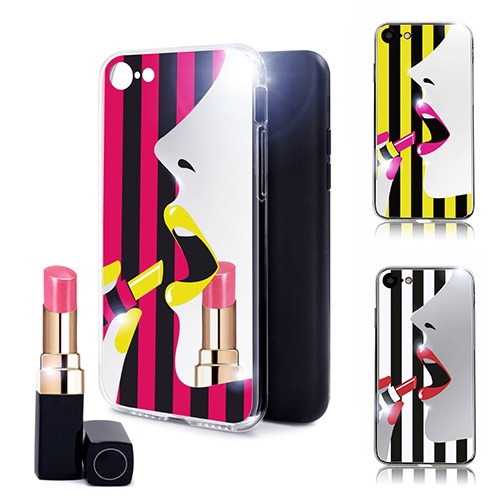 iPhone SE (第3世代) ケース カバー DreamPlus STRIPE MIRROR CASE [iPhone SE3/SE2/8/7]