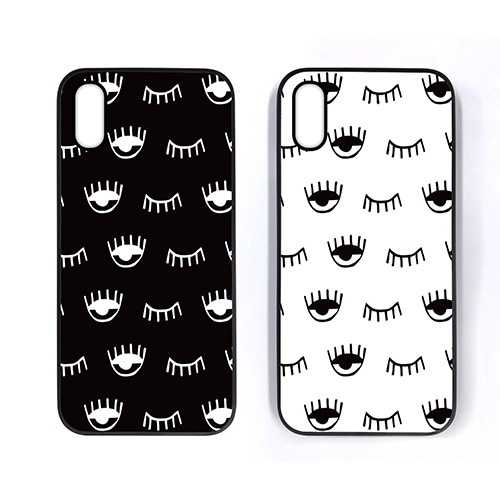 iPhone XS / X ケース Dparks ブラックケース ウィンク（ディーパークス）アイフォン カバー