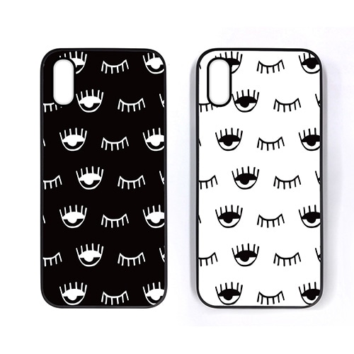 iPhone XS / X ケース Dparks ブラックケース ウィンク（ディーパークス）アイフォン カバー