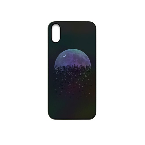 iPhone XS / X ケース Dparks Twinkle Case レイニングシティ（ディーパークス トゥインクルケース）アイフォン カバー ホログラム
