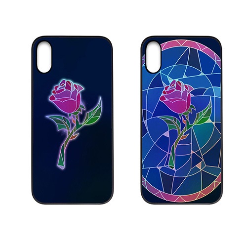 iPhone XS / X ケース Dparks Twinkle Case ステンドグラス（ディーパークス トゥインクルケース）アイフォン カバー ホログラム