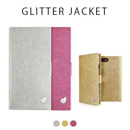 iPhone XS / X ケース DreamPlus Gritter Jacket 手帳型 （ドリームプラス グリッタージャケット）アイフォン カバー ラインストーン スワロフスキー