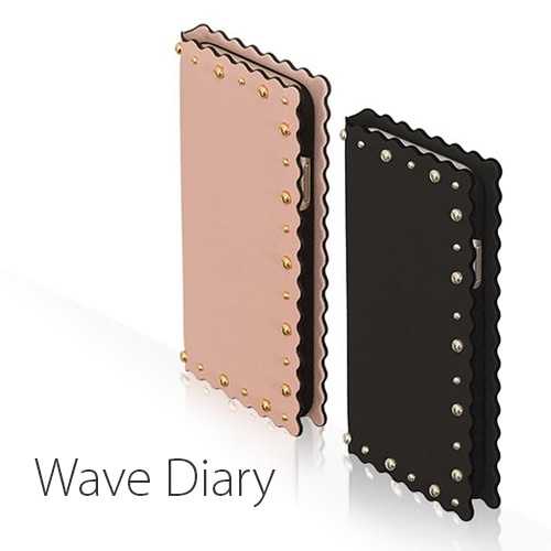 iPhone 11 Pro ケース Eblouir Wave Diary 手帳型 （エブルイ ウエーブダイアリー）アイフォン カバー