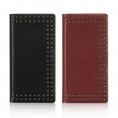 iPhone XS / X ケース iPhone XS Max ケース iPhone XR ケースEblouir Dot Studs Diary 手帳型 本革 （エブルイ ドットスタッズダイアリー）アイフォン カバー レザー