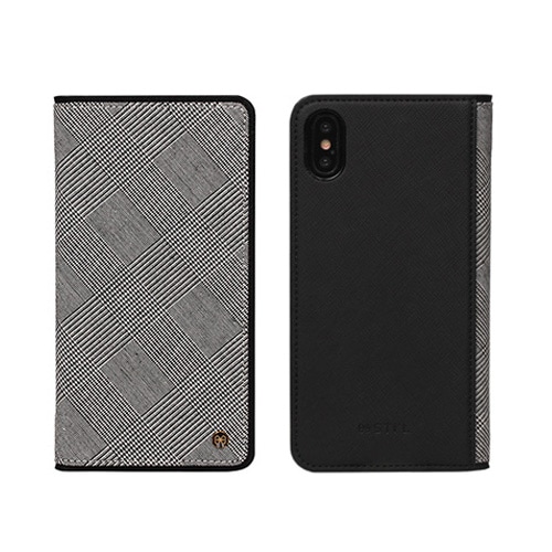 【在庫限り 半額セール】iPhone XS / X ケース iPhone XS Max ケース iPhone XR ケースGENTLEMAN FLIP 手帳型 (スティール ジェントルマンフリップ)アイフォン カバー