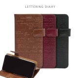 iPhone XS / X ケース ZENUS Lettering Diary 手帳型 （ゼヌス レタリングダイアリー）アイフォン カバー