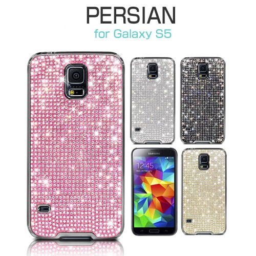 【訳あり アウトレット】 GALAXY S5 ケース DreamPlus Persian（ペルシャン）ラインストーン ポリカーボネート