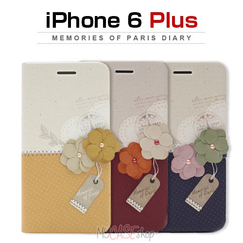 【訳あり アウトレット】 iPhone6s Plus/6 Plus ケース Happymori Memories of Paris Diary (メモリーズオブパリ ダイアリー)アイフォン