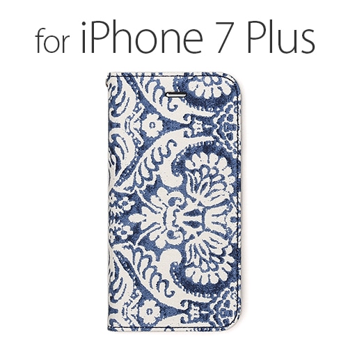 【訳あり アウトレット】iPhone7 Plus ケース 手帳型 ZENUS Denim Paisley Diary （ゼヌス デニムペイズリーダイアリー）アイフォン カバー