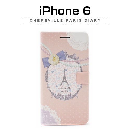【訳あり アウトレット】 iPhone6s/6 ケース Happymori Chereville Paris Diary（シェルヴィル パリ ダイアリー）アイフォン