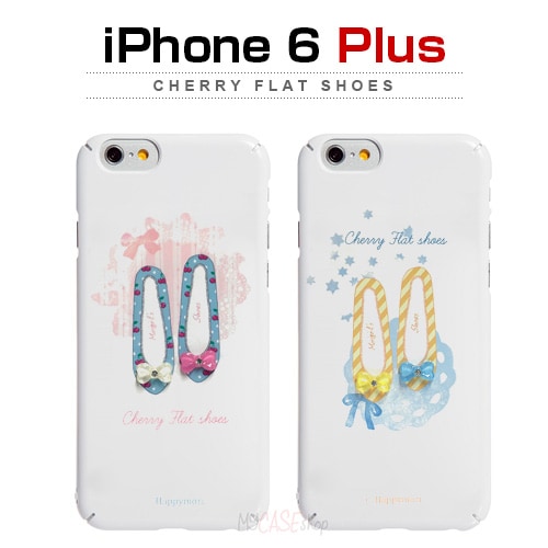 【訳あり アウトレット】 iPhone6 Plus ケース Happymori Cherry Flat Shoes Bar （チェリーフラットシューズバー）アイフォン