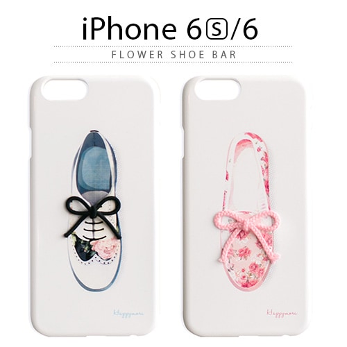 【訳あり アウトレット】 iPhone6s/6 ケース Happymori Flower Shoe Bar（ハッピーモリ フラワーシューバー）アイフォン iPhone6