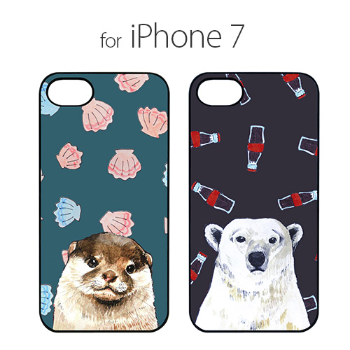 【訳あり アウトレット】 iPhone SE (第3世代) ケース カバー Dparks ブラックケース アニマル＆フード [iPhone SE3/SE2/8/7]
