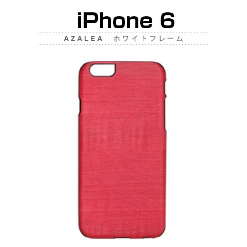 【訳あり アウトレット】 iPhone6s/6 ケース 天然木 Man＆Wood Azalea （マンアンドウッド アザレア）アイフォン
