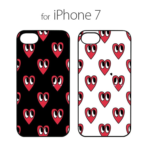【訳あり アウトレット】 iPhone SE 第2世代 se2 ケース iPhone 8/7ケース Dparks ブラックケース レッドハート（ディーパークス）アイフォン カバー
